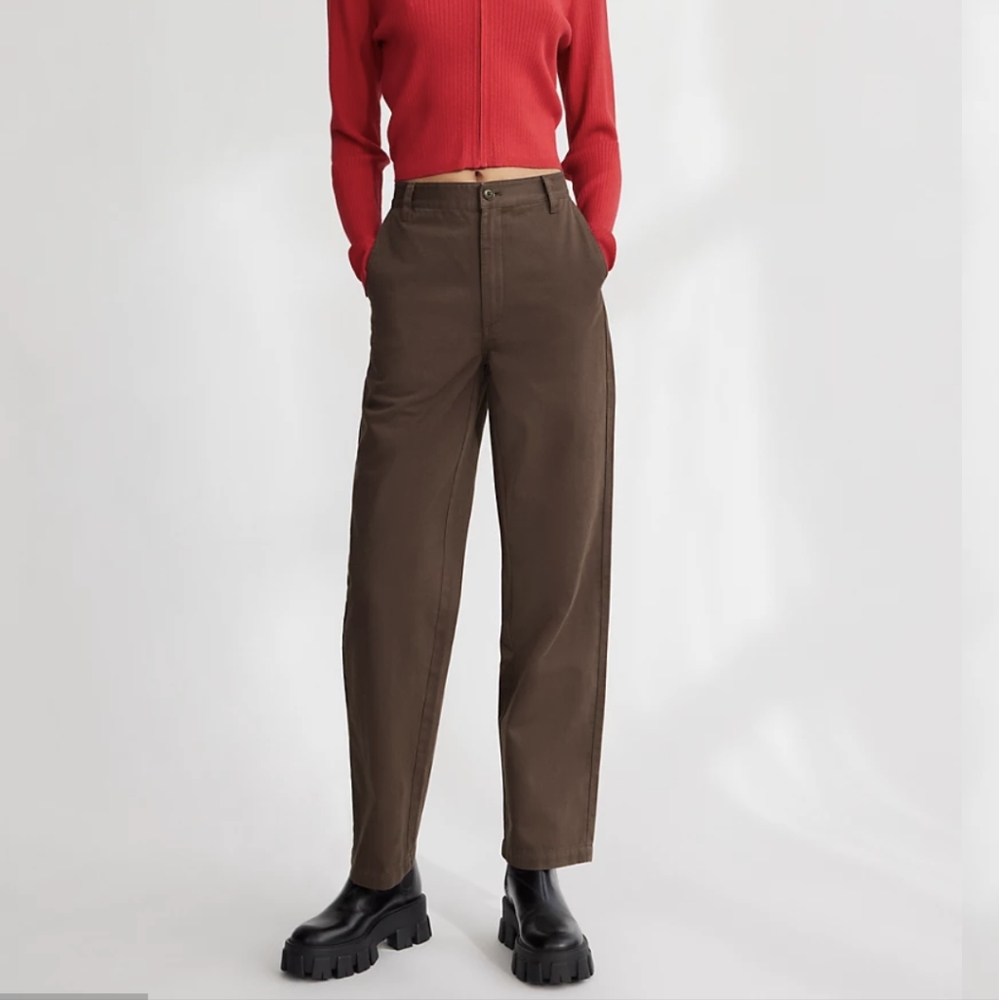 Aritzia Sunday Best Brown Jaden Wide Leg High Waisted Pants - Fall '21